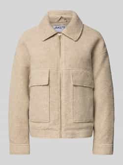 Jake*s Casual Jack met platte kraag