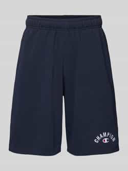 Champion Baggy fit sweatshorts met labelstitching