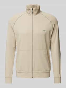 Boss Sweatjack met labelstitching model 'Mix&Match'