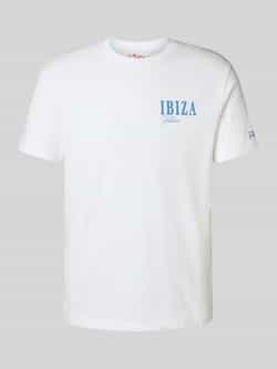 MC2 Saint Barth T-shirt met motiefprint aan de achterkant en ronde hals