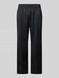 Adidas Originals Baggy fit stoffen broek van katoenmix met persplooien