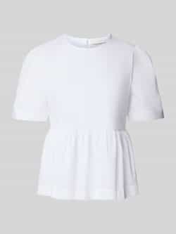 Rich & Royal Blouse met ronde hals en knoopsluiting