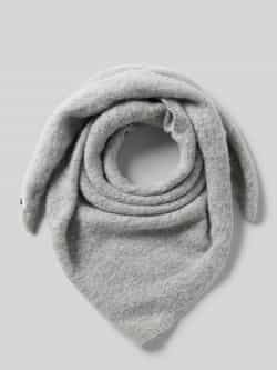 Opus Sjaal met logopatch in gebreide look model 'Amadsi'