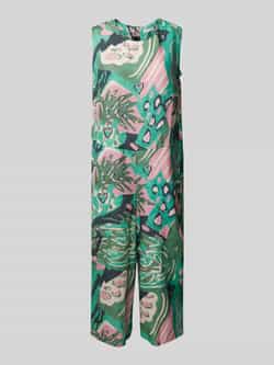 Christian Berg Woman Linnen jumpsuit met ronde hals