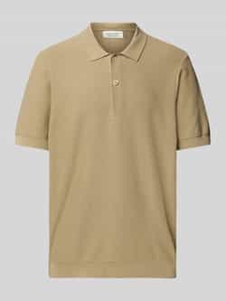 Casual friday Relaxed fit poloshirt met structuurmotief model 'EDWARD'