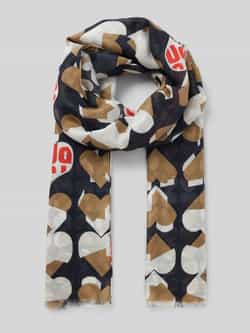 Marc Cain Zijden Hart Patroon Lichtgewicht Sjaal Multicolor Dames