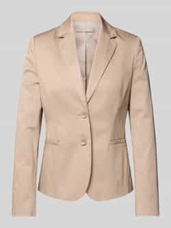 Christian Berg Woman Selection Regular fit blazer met reverskraag en paspelzakken