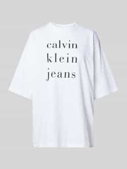 Calvin Klein Jeans T-shirt met labelprint model 'CKJ LOGO'