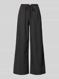 LeGer by Lena Gercke Wide leg stoffen broek van een mix van viscose en linnen model 'Emelie'