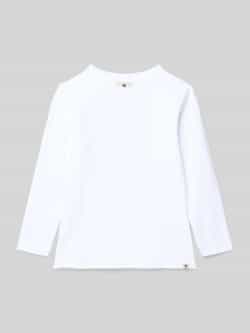 Garcia Shirt met lange mouwen en labeldetail
