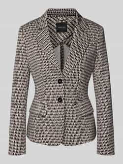 Marc Cain Slim fit blazer met reverskraag