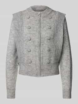 LOLLYS LAUNDRY Gebreid jack met ritssluiting model 'Novia'