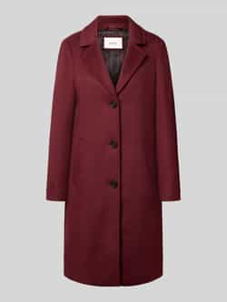 S.Oliver RED LABEL Regular fit lange jas met wol