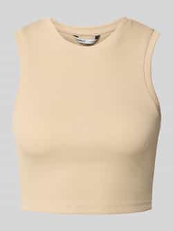Only Slim fit korte tops van katoenmix model 'VILMA'
