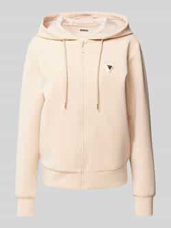 Guess Activewear Sweatjack met labelapplicatie model 'OLYMPE'