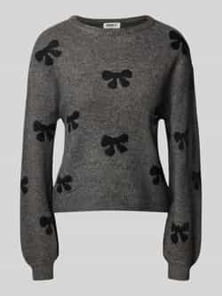 Only Regular fit gebreide pullover met all-over motief model 'BORA'