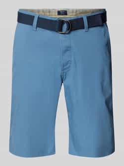 MCNEAL Slim fit shorts met riem