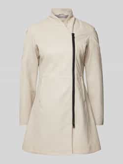 MAURITIUS Lange jas met asymmetrische tweewegsritssluiting model 'Cita'