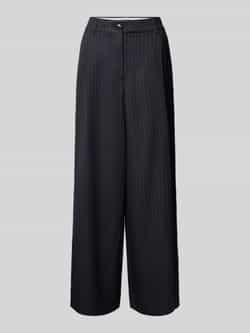 Essentiel Antwerp Wide leg bandplooibroek met viscose model 'INVEST'