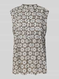 Marc O'Polo Regular fit blousetop met korte knoopsluiting