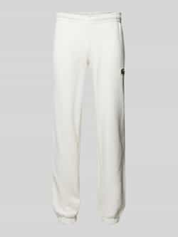 Lacoste Sportieve Witte Terry Sweatpants White Heren