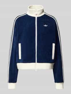 Adidas Originals Sweatjack met opstaande kraag en labelstitching