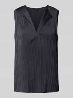 Comma Regular fit blousetop met structuurmotief