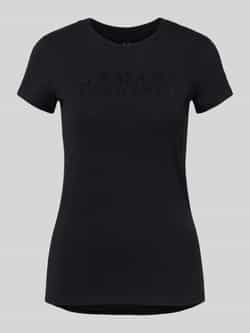 Armani Exchange T-shirt met labeldetail