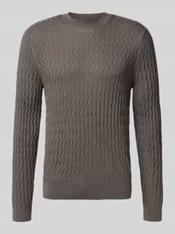 Armani Exchange Wollen pullover met structuurmotief