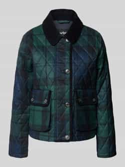 Barbour Regular fit gewatteerd jack met corduroy kraag model 'LOUDON QUILT'