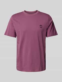 Blend T-shirt met geribde ronde hals model 'JENS'