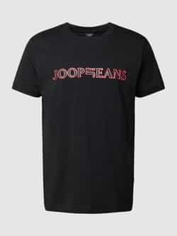 JOOP! JEANS T-shirt met labelprint model 'Cassian'