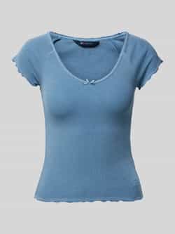 Tommy Jeans T-shirt met diepe boothals