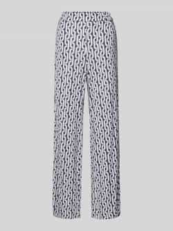 SEDUCTIVE Straight leg stoffen broek met steekzakken model 'ROSANNE'