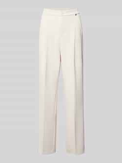 Liu Jo White Slim fit stoffen broek met tunnelkoord