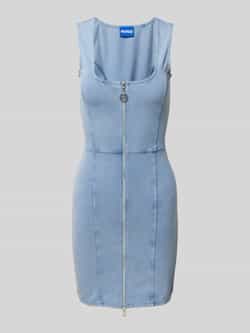 Hugo Blue Mini-jurk in denimlook model 'Nelipa'