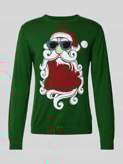 Only & Sons Kersttrui met ronde hals model 'XMAS'