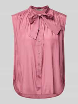 Christian Berg Woman Selection Blousetop met strik en knoopsluiting