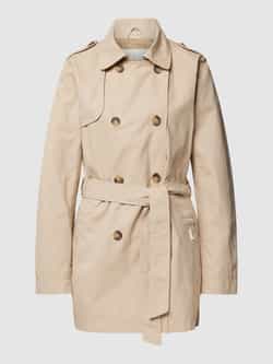 QS Trenchcoat met strikceintuur