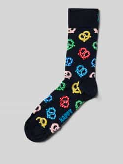 Happy Socks Sokken met motiefstitching model 'PRETZEL'