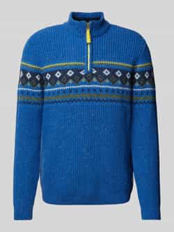 RAGMAN Wollen pullover met ribboorden