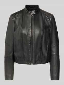 Boss Orange Leren jack Saleste Premium Damesmode