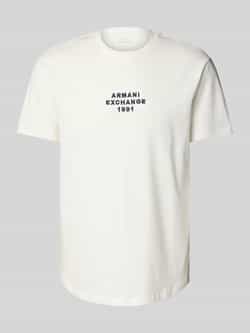 Armani Exchange Regular fit T-shirt van puur katoen