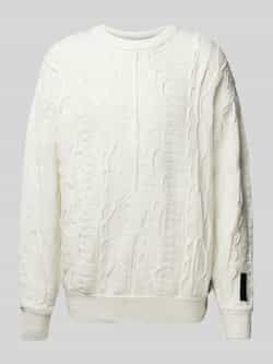 Carlo colucci Gebreide pullover met labelbadge