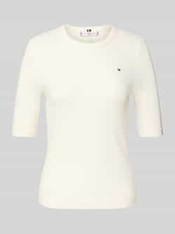 Tommy Hilfiger Shirt met korte mouwen SLIM 5X2 RIB C-NK 1 2 SLV