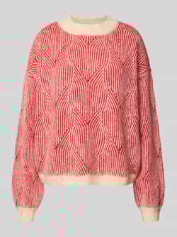 Pieces Comfort fit gebreide pullover met wol model 'JENNA'