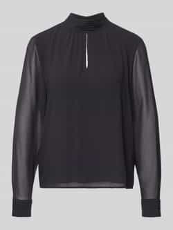 S.Oliver BLACK LABEL Regular fit blousetop met lange mouwen en druppelvormige hals