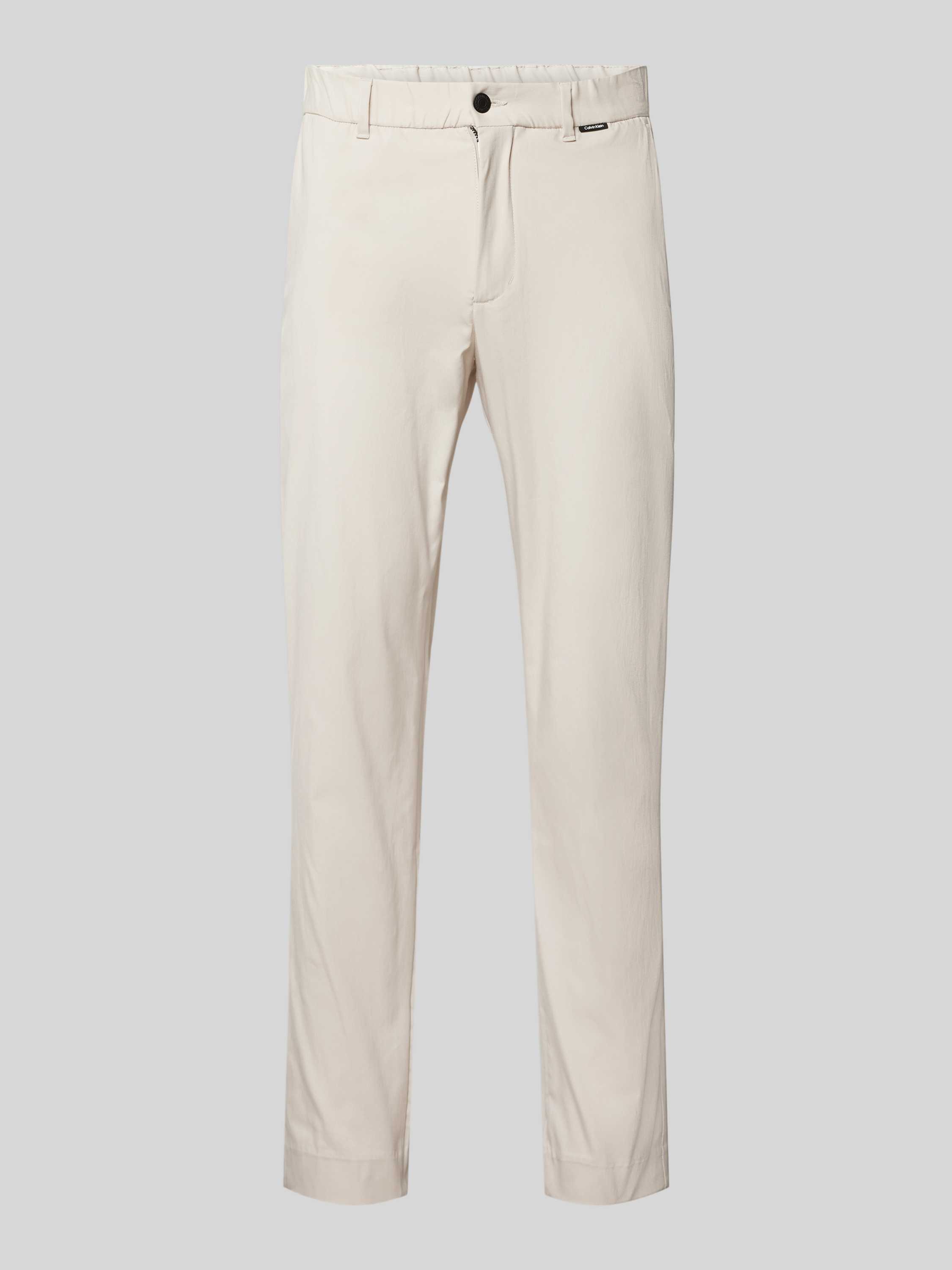 CK Calvin Klein Tapered fit broek met labeldetail model 'TECH'