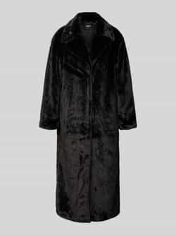 Only Regular fit lange jas met imitatiebont model 'MEAGAN'