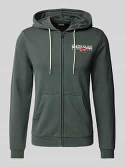 Napapijri Sweatjack met labelstitching model 'AYLMER'